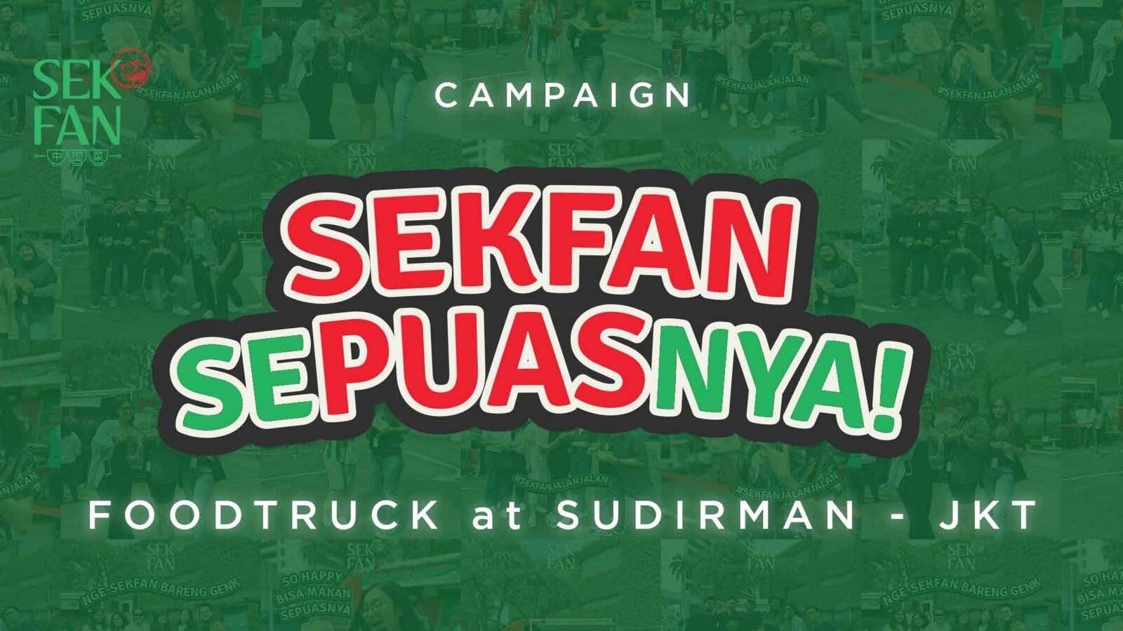 Sekfan Sepuasnya foodtruck campaign key visual